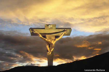 This Christ image belongs to the Transparencies section of our site.